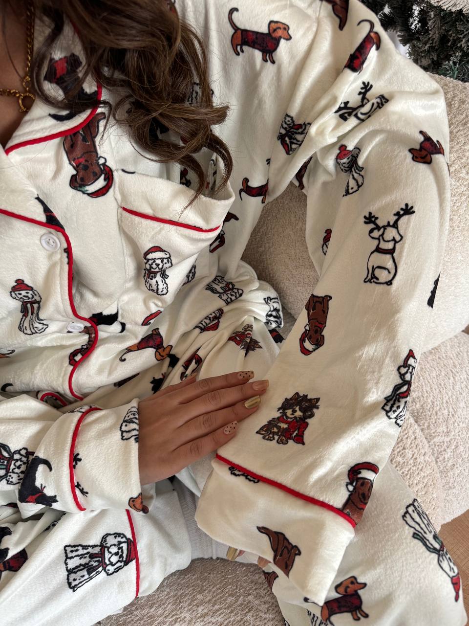 Christmas prints pyjamas
