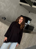 Long sleeve lace tshirt