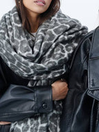 Leopard scarf