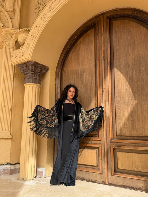 Moonlight velvet kaftan