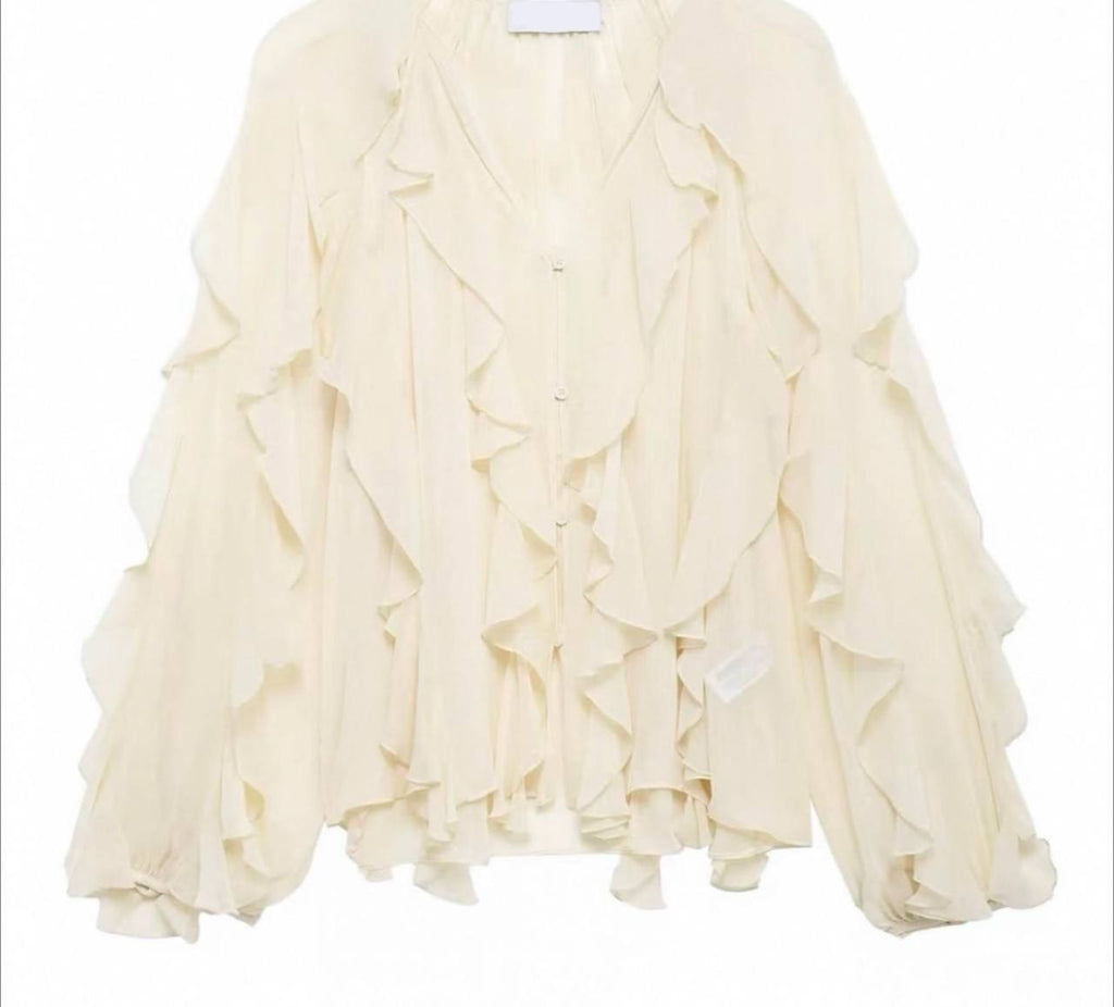 Fluffy blouse