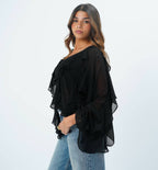 Fluffy blouse