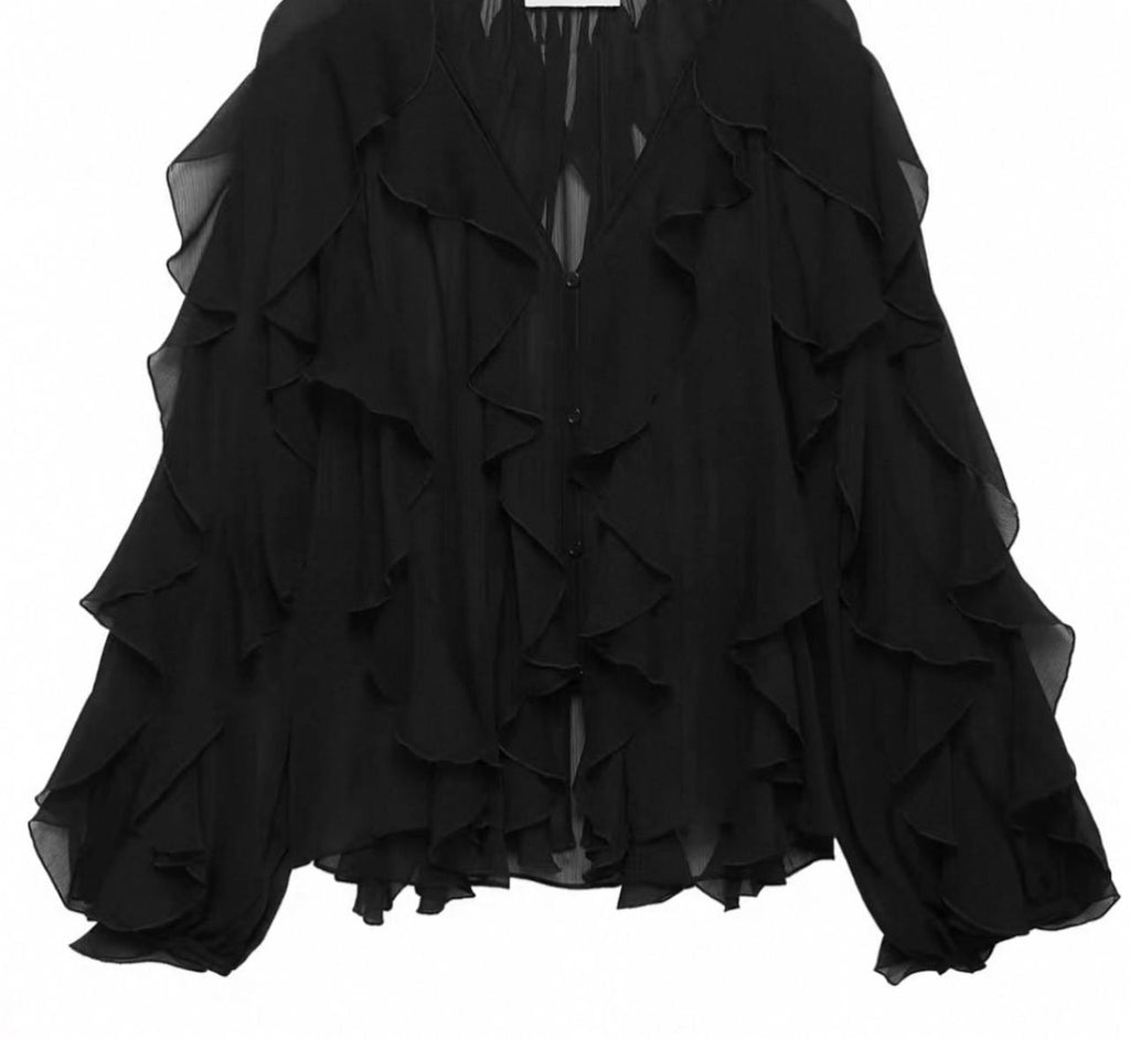 Fluffy blouse