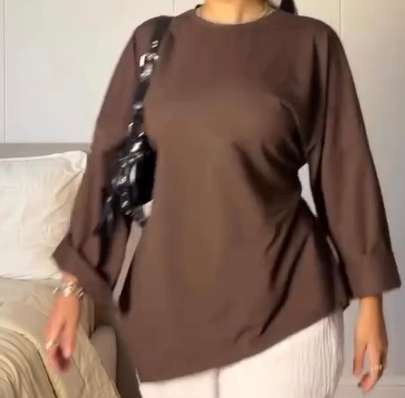Wrapped cotton Tshirt