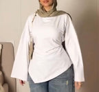 Wrapped cotton Tshirt