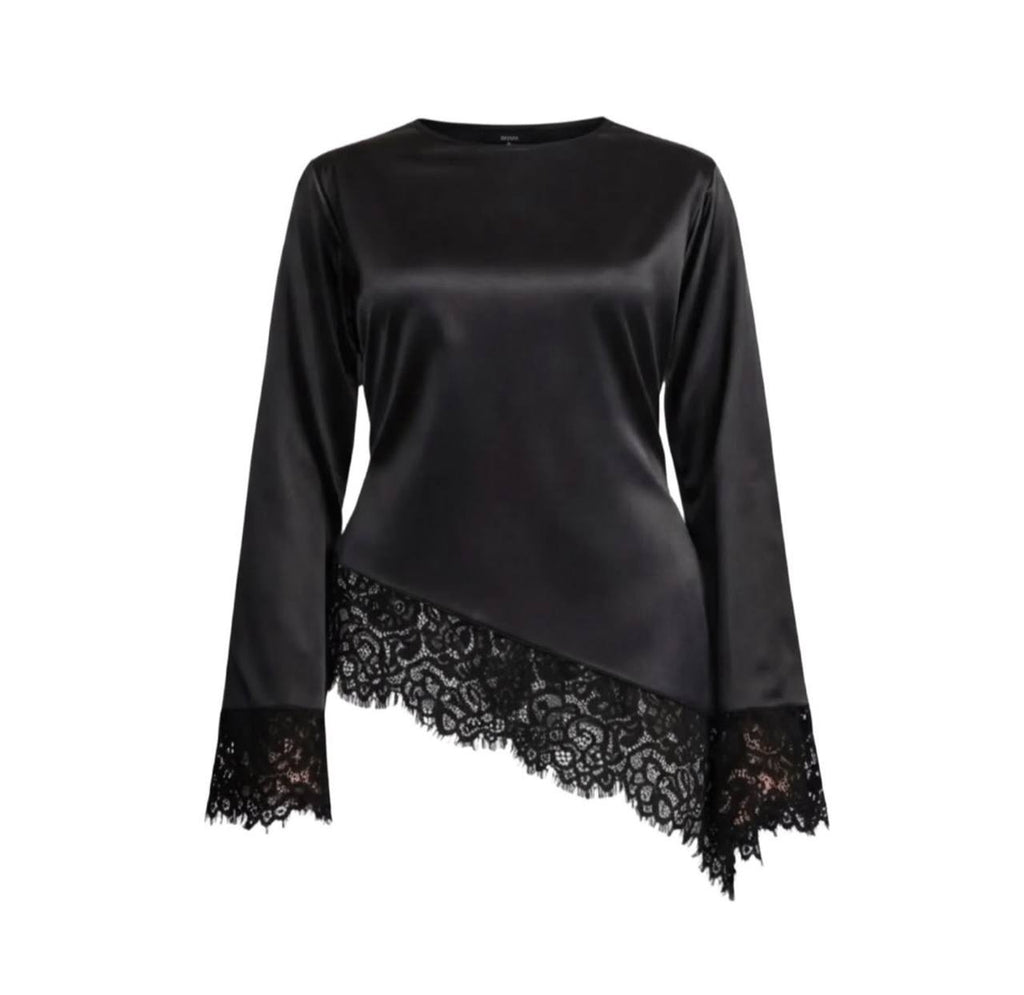 Satin Lace Blouse