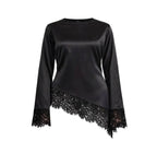 Satin Lace Blouse