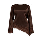 Satin Lace Blouse