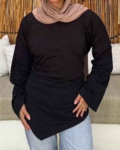 Wrapped cotton Tshirt