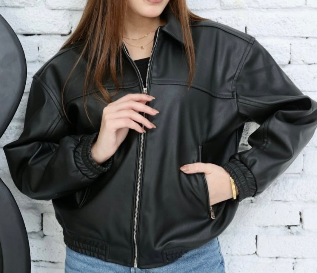 Leather jacket