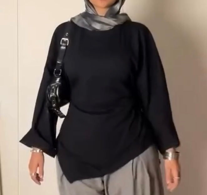 Wrapped cotton Tshirt