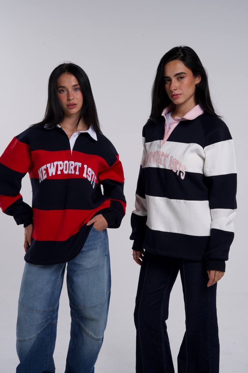 POLO NECK SWEATSHIRT