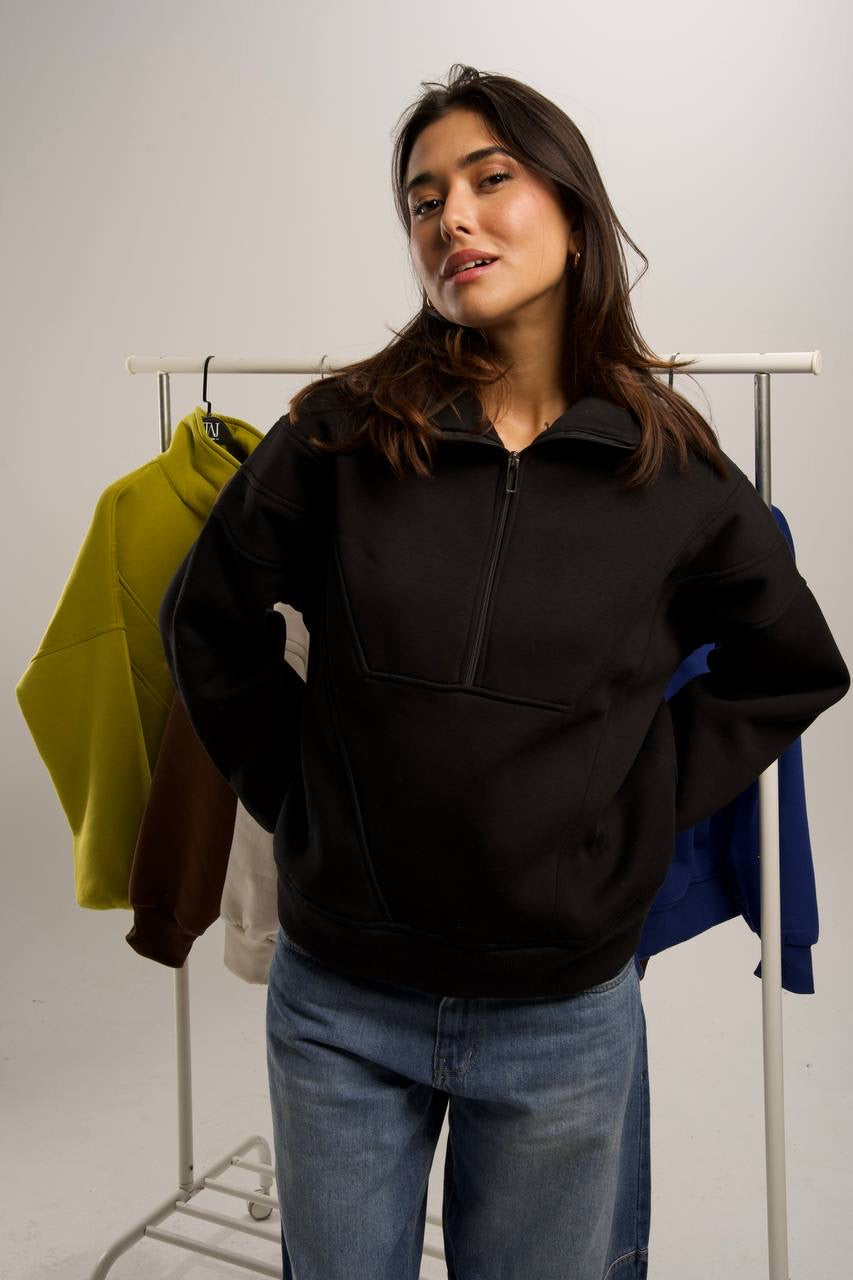 CLASSIC HALF ZIP SWEATSHIRT