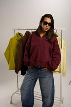 CLASSIC HALF ZIP SWEATSHIRT