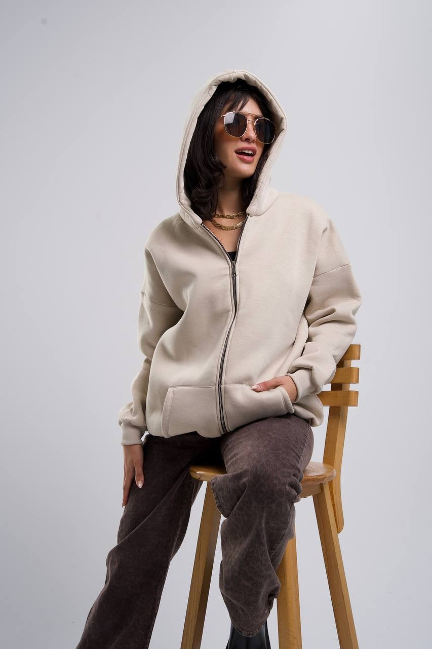 ESSENTIAL ZIP HOODIE
